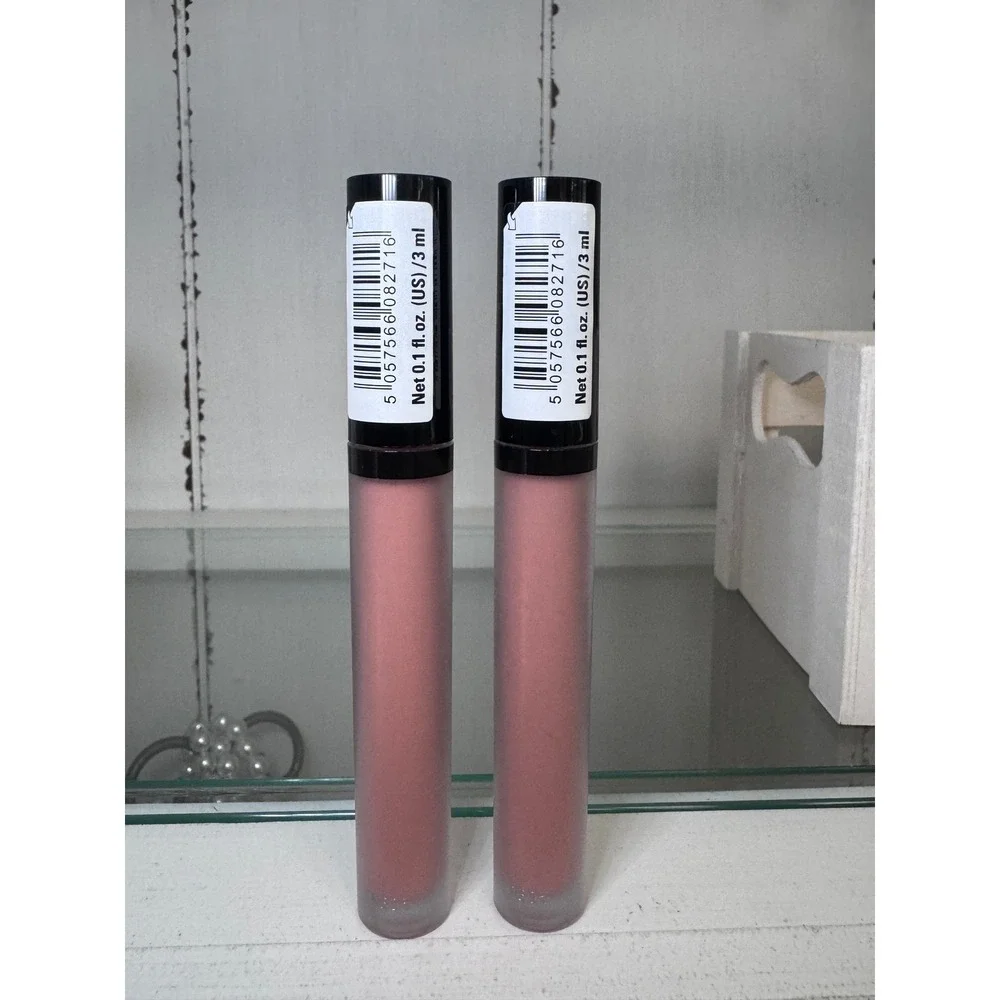 Makeup Revolution London Matte Lip Liquid 111 Matte Crush Set of 2 Pink 3ml